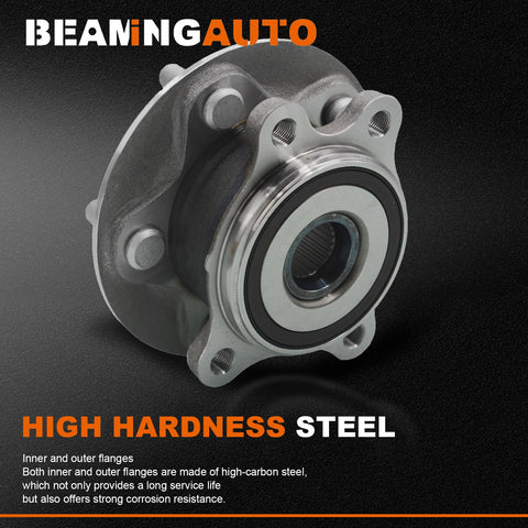 Direct Fit Front Wheel Bearing And Hub Assembly For Camry 2018 Through 2022 Avalon 2021 And Lexus ES250 2021 Through 2023 Two Point Five L Inline Four 5 Lug Replacement With Durable Steel Construction.
