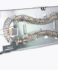 Whirlpool Dryer Heating Element Replacement 5400W 240V, WP3387747 Compatible, metal frame with coil wires visible