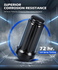 Heavy Duty M14x1.5 Lug Nuts With Sixty Degree Cone Seat And Socket Key Built Like A Tank For Trucks SUVs Upgrade Your Rig With This Sick 32 Piece Wheel Hardware Set Guaranteed To Grip Solid, showcasing corrosion resistance during salt spray testing.