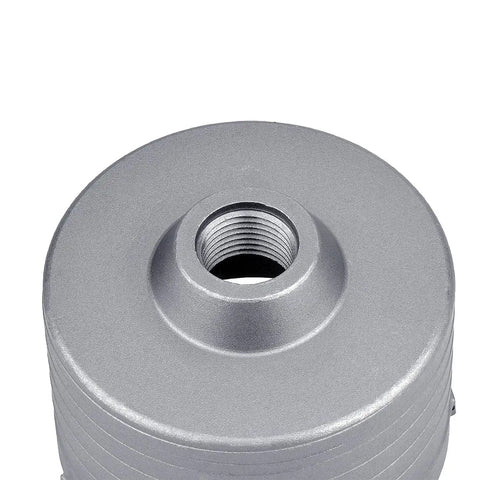 Built Like A Tank 4 Inch Concrete Hole Saw With 220mm Sds Plus Shank Rod featuring a steel drill head close-up.