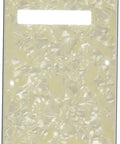 Modern Stratocaster Backplate In Aged White Moto Finish Premium Celluloid Pickguard Quality Replacement with Genuine Fit