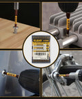 ELEAD 21-piece 2.5-inch hex bit set with magnetic tips for SAE and metric screws