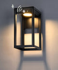 Aluminum Solar Wall Light With Motion Sensor 3 Lighting Modes Dusk To Dawn IP44 Waterproof Outdoor Wall Sconce glowing light