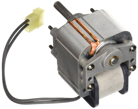 S99080667 Replacement Motor For QT2000 Range Hood Series 120 Volt 1.5 Amp OEM Part shown from side angle with wiring