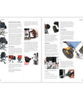 Super Solid Woodworking Router Manual Freshly Updated Paperback With Straight Fire Joinery Tips For Dead Simple Noobs And Level Two Cabinet Makers On The Block, showing pages with router features and controls.