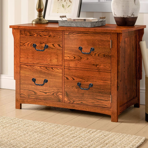 Wooden dresser with Antique Black Bail Drop Drawer Pulls 4 Pack With 3.5 Inch Hole Center And 4.72 Inch Total Length for furniture