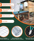 One Quarter Inch Welded Hardware Cloth Twenty Four By Fifty Foot Coil For Chicken Coop And Small Animal Pen With Hot Dipped Galvanized Finish to secure animal enclosures.