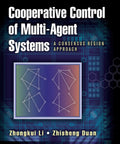 Cover of 'Cooperative Control of Multi-Agent Systems' highlighting consensus region approach for workflow mastery.