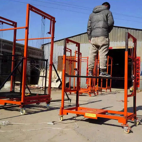 Electric Heavy Duty Lift Cart With Non Skid Deck For Indoor And Outdoor Aerial Work Automatic Cargo Elevator Platform used outdoors