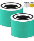 2 Pack 240 Toxin Absorber Replacement Filter for 240 Air Purifier with 3 in 1 Activated Carbon Filter and Multi Stage Filtration Green