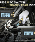 Using Pro-Grade Digital Torque Wrench 1/4 Drive with LED Display and Buzzer on a bike for precise torque