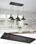 Five Pendant Light Linear Canopy Kit With Plug And Play Easy Install For Multi Pendant Lighting On Kitchen Island