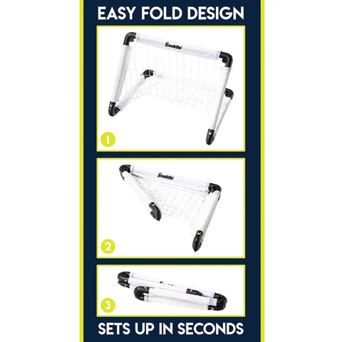 Mini Soccer Goal Set For Kids Kid Friendly Easy Backyard And Indoor Play With Portable Net Ball And Pump Fast No Hassle Assembly steps
