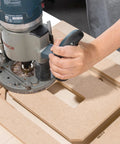 Router Table Insert Plate Template Kit With MDF Routing Template And Threaded Inserts Plus Router Bits for installation