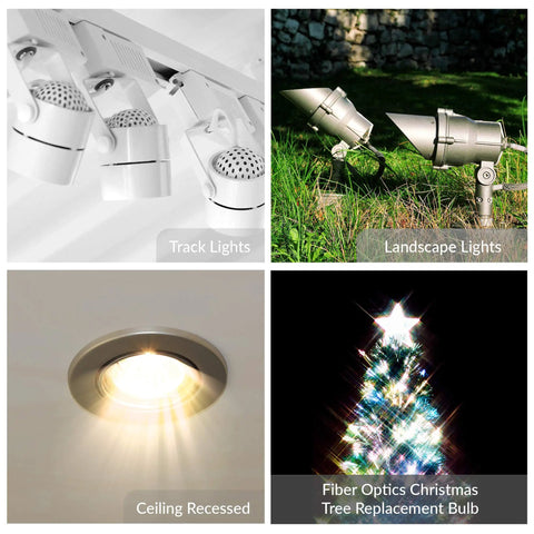 LED MR11 Flood Light Bulbs 10 Pack 12V 3W 240 Lumens 20W Halogen Replacement GU4 Bi Pin Base in various lighting uses
