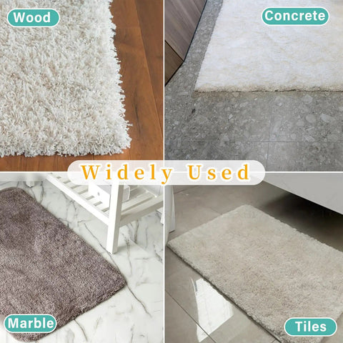 8 Pack Rug Gripper Pads For Hardwood Floors No Damage Non Slip For Area Rugs Reusable Carpet Tape Kitchen And Living Room Safety Assurance