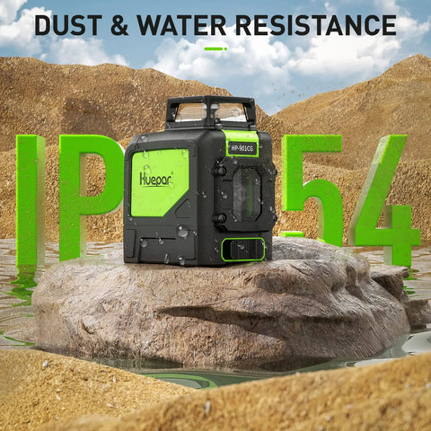Self Leveling Laser Level With 360 Green Beam Cross Line, 360 Degree Horizontal Line And 130 Degree Vertical Coverage, Pulse Mode
