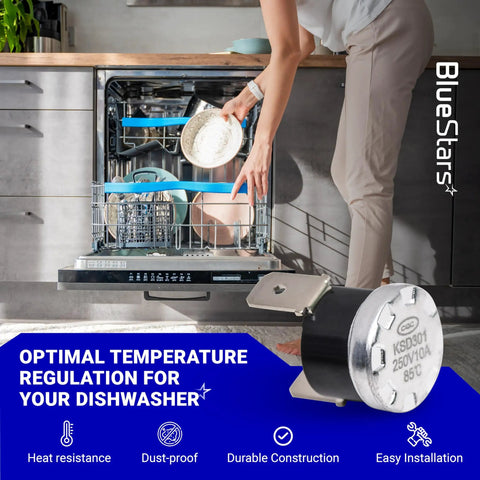 High Limit Thermostat Replacement For Dishwashers No Fuss Easy Install With Reliable Temperature Control Fits Whirlpool Kenmore