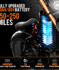 Next Gen Dual Motor Electric Bike For Adults Featuring A Beast Build With 5600W Peak Output And A Huge 60V 80Ah Battery delivers 150-250 miles.