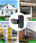Anti-Theft Doorbell Camera Mount For Orbitell Video Doorbell installation options in home, business, rental, and school dorm settings