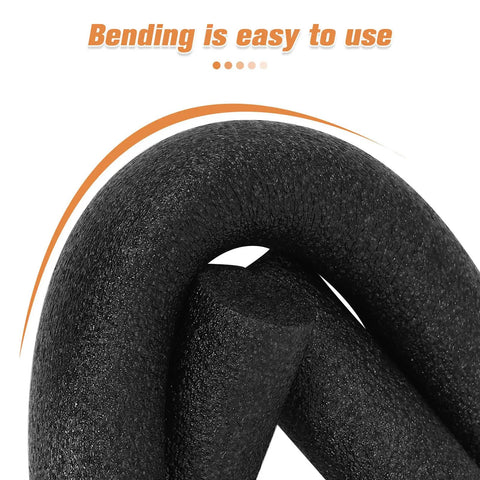 Premium Heavy Duty Black Foam Backer Rod Expansion Joint Fillers Caulk Saver Sealant Strips bent for easy application