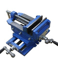Three Inch Cross Slide Vise For Drill Press And Milling Projects Built Tough Heavy Duty X Y Clamp Machine with durable iron jaws