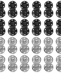 21Mm Large Press Stud Snaps For Clothing Sew On Heavy Duty Metal Snap Fasteners Black And Silver For Jackets Coats Bags And DIY Repairs Durable Rust Resistant Craft Hardware