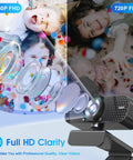 Straight Up Crisp 1080P Full Hd Webcam With Noise Canceling Mic and Auto Light Correction featuring lens and image samples.