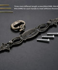 Vintage Style Antique Bronze Cabinet Pulls Handles with screws, 160x22x34mm, zinc alloy construction, ideal for furniture drawers.