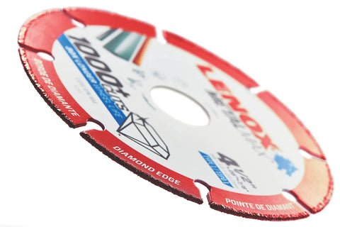 Metalmax 4 Inch Segmented Rim Diamond Cutting Wheel For Metal Dry Use Up To 15,200 RPM 5/8 Inch Arbor For Angle Grinders Cuts Steel Stainless Steel Aluminum Cast Iron Rebar Sheet Metal Non Ferrous Metals 1,000 Plus Cuts