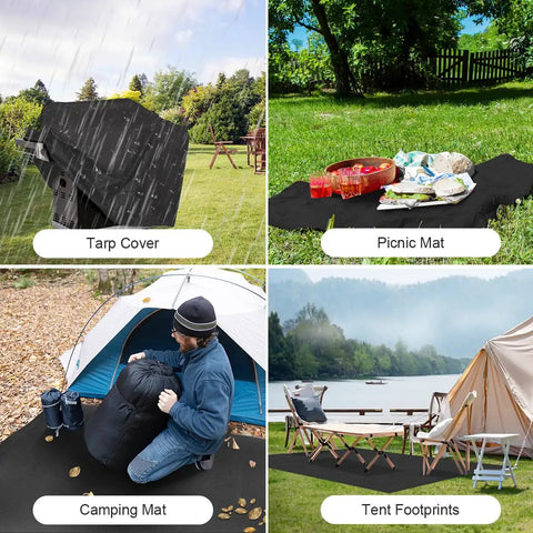 Heavy Duty Waterproof Tarp For Outdoor Use 5 By 5 Feet With UV Resistant And Tear Proof Cover For Rain And Sun Protection