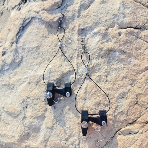2 Pack Pro Grade Adjustable Tension Flat Line Release Clips For Fishing Kites Downriggers And Lines With Ball Bearing Swivel Thread On Corrosion Resistant Nylon Quick Release For Saltwater And Freshwater Angling, 165mm