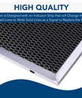 Replacement Charcoal Filter XC for Dual Filter Ductless Range Hoods 2 Pack High Efficiency Carbon Air Filter
