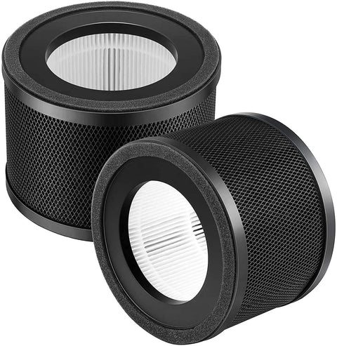 2 Pack Replacement Filter Set For TT-AP001 And VAVA VA-EE014 Air Purifiers 3 In 1 HEPA Pre Filter Activated Carbon Filtration System
