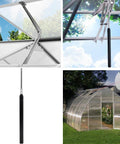 Solar Powered Greenhouse Vent Opener Cylinder Replacement For Automatic Window Openers installed in greenhouse vent