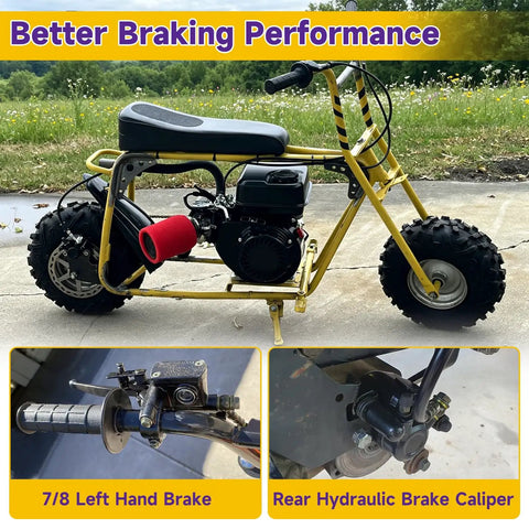 Left Hydraulic Disc Brake Master Cylinder Caliper Assembly For 50cc To 250cc ATVs And Quad Bikes Fits TaoTao Coolster Roketa