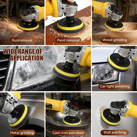 5 Inch Wet And Dry Sanding Discs Kit For Angle Grinder With Hook And Loop Backing Pad polishing and grinding various materials