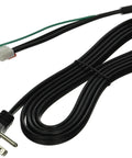 Refrigerator Power Cord Replacement 3903 000519 OEM Style Black Plug For Fridge 90 Day Warranty shown with black cable and plug