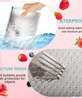 Metallic Thermal Bubble Mailers 8x11 Inches Waterproof Padded Envelopes Self Seal Foil Mailing Envelopes Insulated Shipping Bags Silver