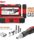 101 Pc Multi Bit Screwdriver And Ratcheting Handle Tool Set Kit With Quarter Inch Hex Bits And Tamper Proof Security Driver Bits