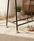 Adjustable Furniture Leveling Feet With Mounting Nuts For Sofas And Cabinets On Uneven Floors 0.4 To 1.2 Inch Range Set
