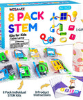Eight Independent Electric Light Circuit Science Kits For Kids Ages 8 To 12, Easy To Assemble, No Tools Needed, Hands On STEM Fun With Step By Step Guides, Kid Tested And Classroom Or Home Ready, 8-pack box