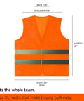12 Pack High Visibility Safety Vests Yellow Fluorescent With 360 Degree Reflective Strips For Men Women Work Cycling Running Surveyors Volunteers Crossing Guards Road Construction Neon Hi Vis Gear