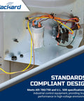 Hecka Reliable 2 Pole Contactor With 40 Amp Output And 24V Coil Handles 600V AC Jobs Smooth UL Certified Class B Wiring Includes Spade Connectors mounted in control cabinet.