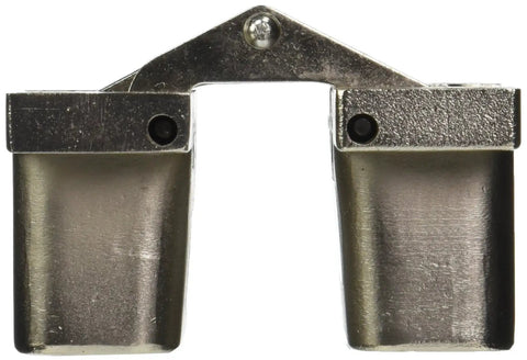 Heavy Duty Concealed Hinge For Two Inch Metal Doors Featuring Alloy Steel Build And One Eighty Minute Fire Rating With A Smooth Satin Nickel Exterior Finish That Runs Straight Up Like A Boss, front view showcasing detail.