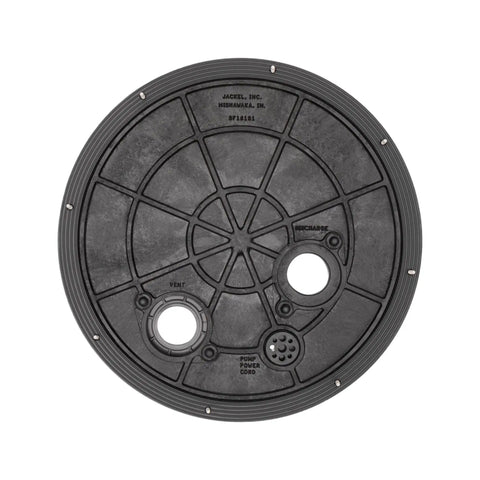 Heavy Duty Sewage Basin Cover For 18 Inch Basins With Gas And Radon Tight PVC Seal No Fuss Reusable Poly Construction Model SF16101