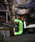14 Piece Ball Joint Installer And Remover Adapter Set Pro Grade Heavy Duty All In One Universal Kit in use on vehicle