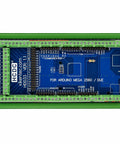 DIN Rail Mount Pinout Breakout Terminal Block Module For Arduino Mega 2560 R3 And Due with screw terminals and PCB