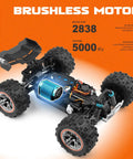 One Eighteen Scale Brushless RC Car 4WD Off Road Remote Control Truck Reaches Sixty KMH Speed All Terrain Toy chassis