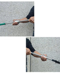 Internal bearing puller tool with slide hammer and U-shaped extractor; metal shaft and green grip for 16–45mm bearings.